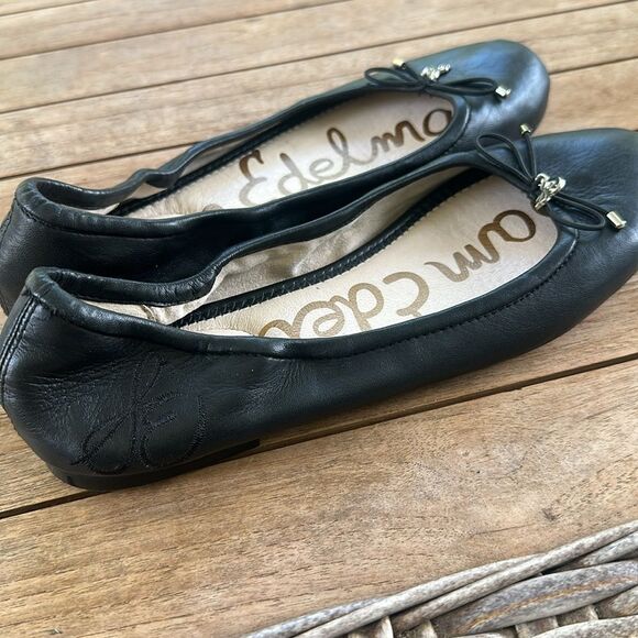 Sam Edelman Black Felicia Ballet Flat 9N - Picture 4 of 9